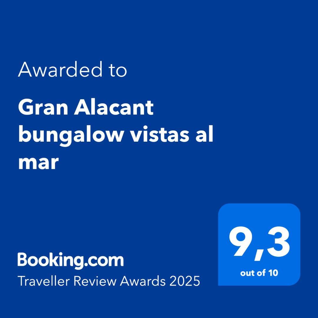 Gran Alacant Bungalow Vistas Al Mar Kültér fotó